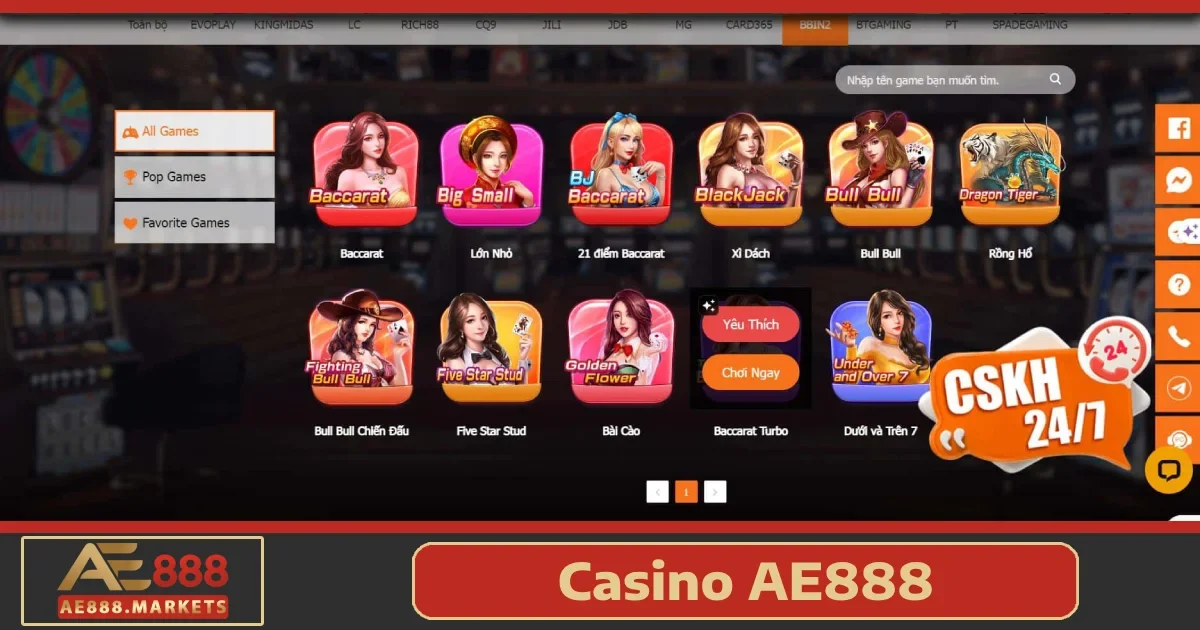 AE888⭐️ Link Đăng Ký, Đăng Nhập AE888.Com Uy Tín 30 Casino Trực Tuyến AE888 – Thưởng Thức Đỉnh Cao Của Sòng Bạc Online